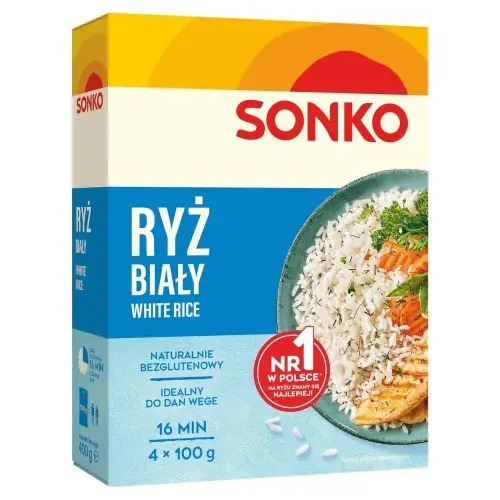 Sonko White Rice 4*100g