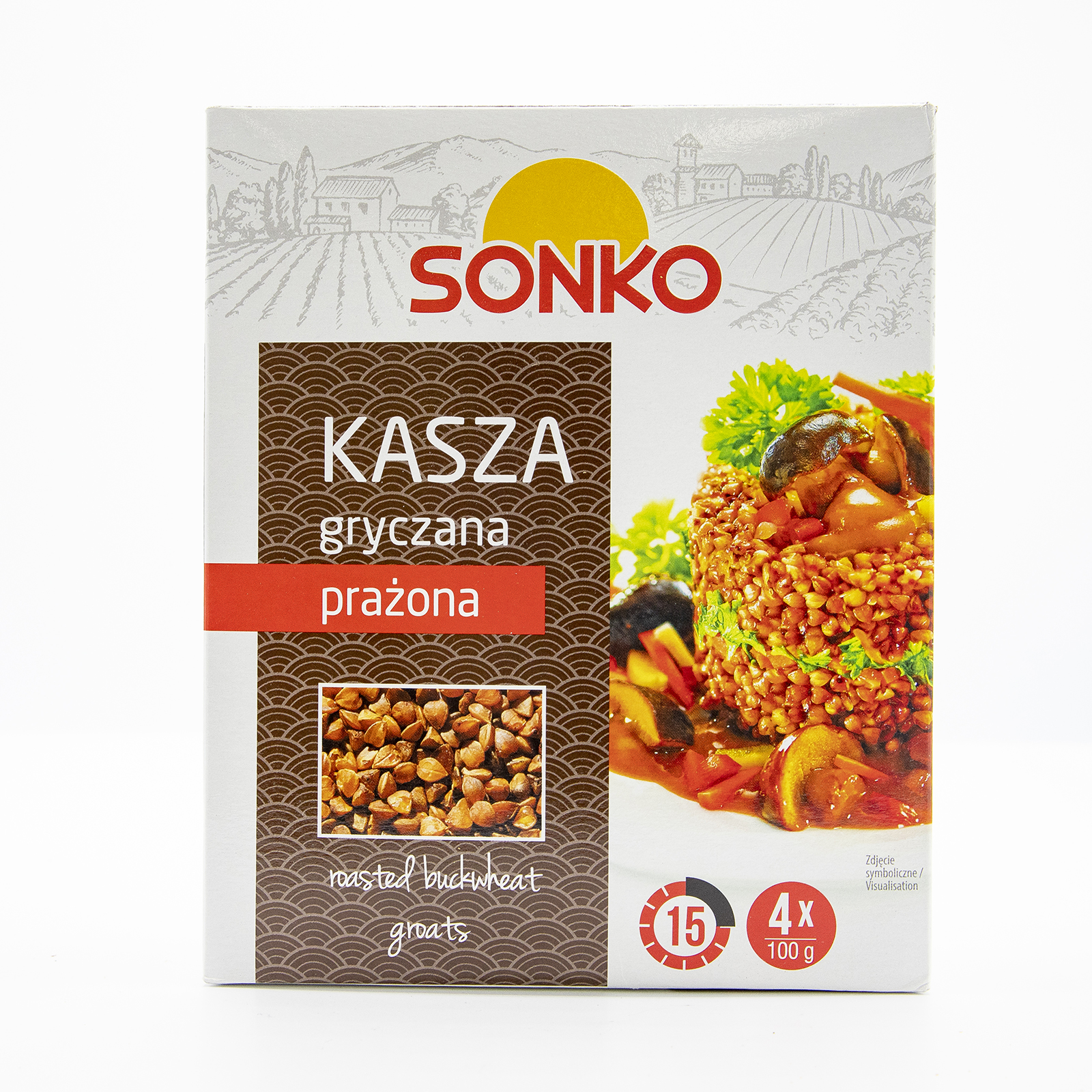 Sonko Sp. Z O.o Roasted Buckwheat Groats 4*100g