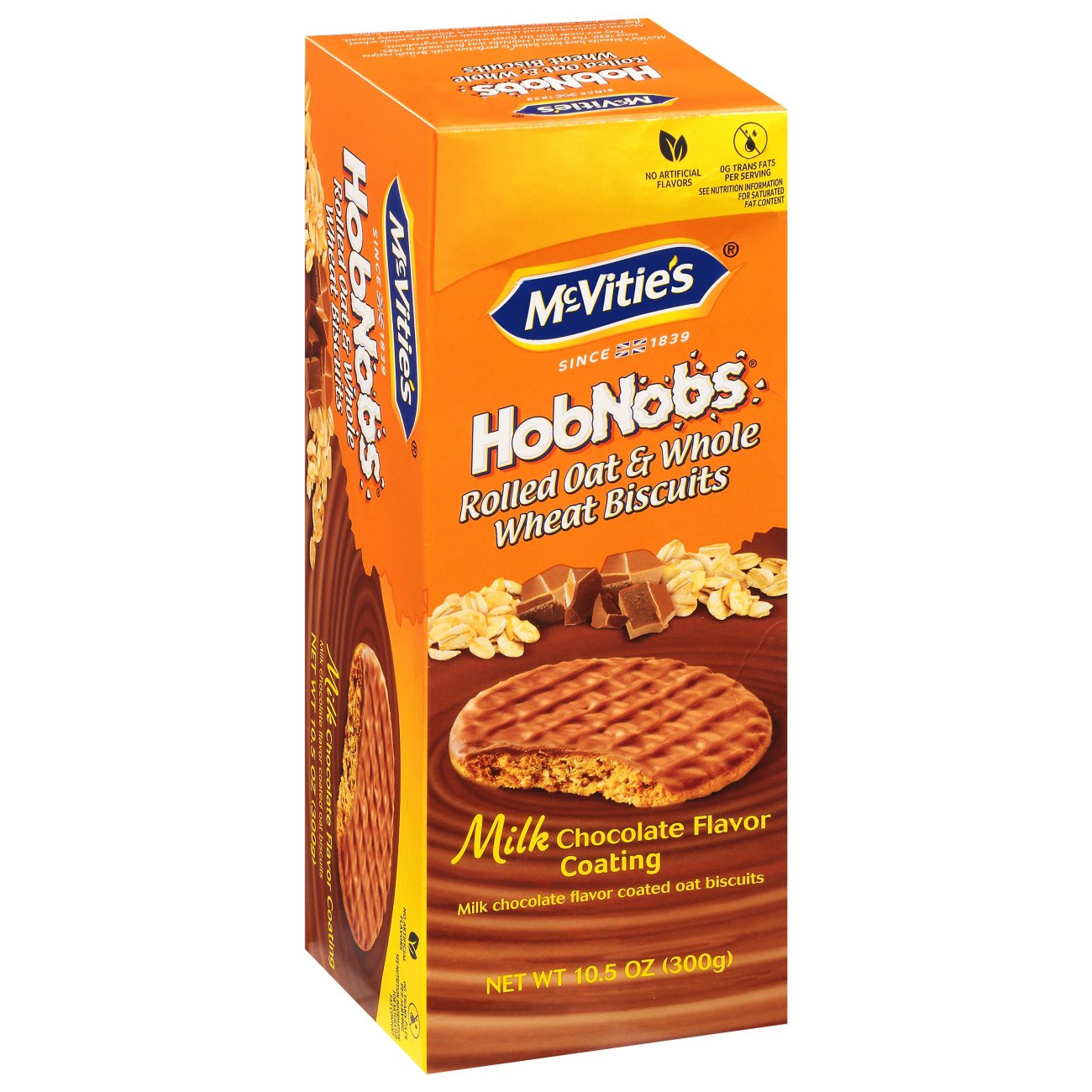 McVitie's Hobnobs Milk Chocolate Biscuits 10.5 Oz Box