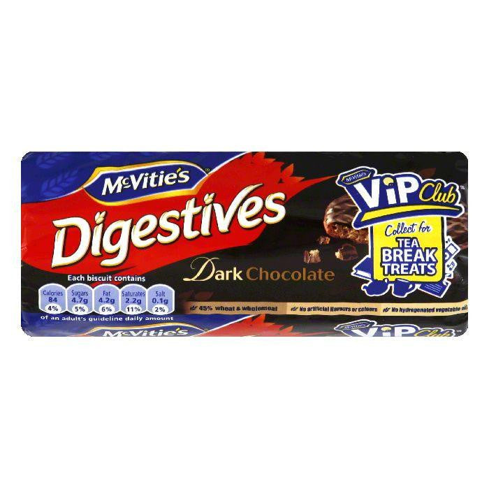 McVitie's Digestives Dark Chocolate Flavor Coating Biscuits 10.5 Oz Wrapper