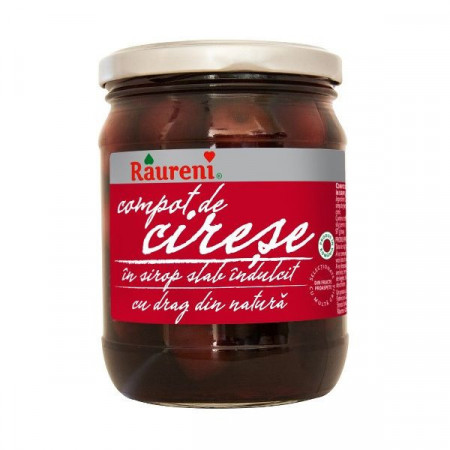Raureni Pitted Sweet Cherries In Syrup Compot De Cirese 720g