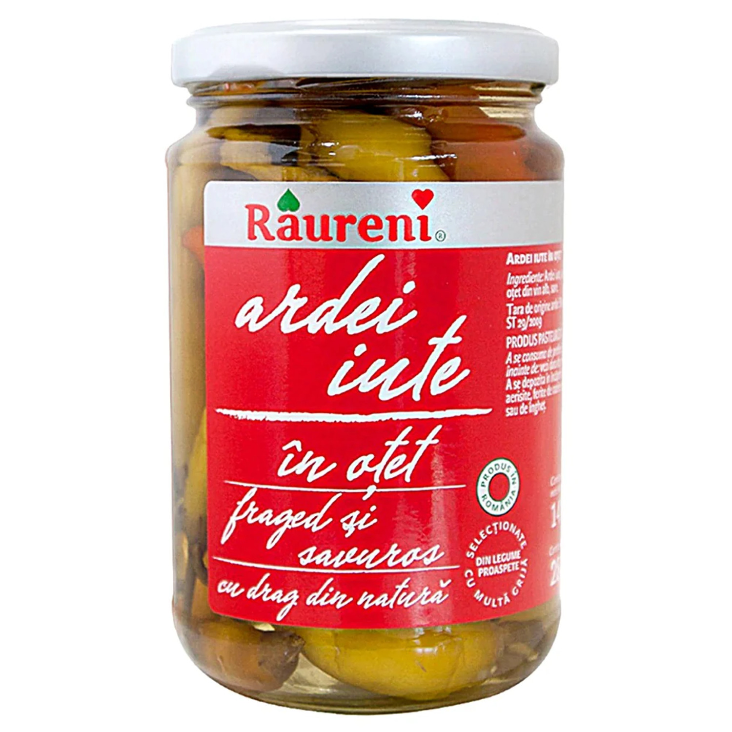 Raureni Ardei Iute In Otet 280gr