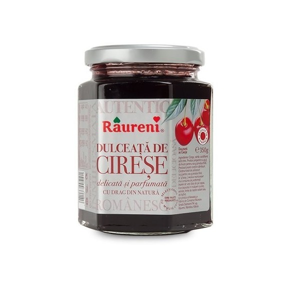 Raureni Dulceata De Cirese 350g