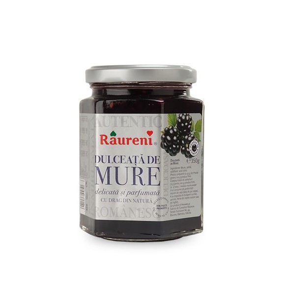 Raureni Blackberry Preserves Confiture 350g/12 Oz