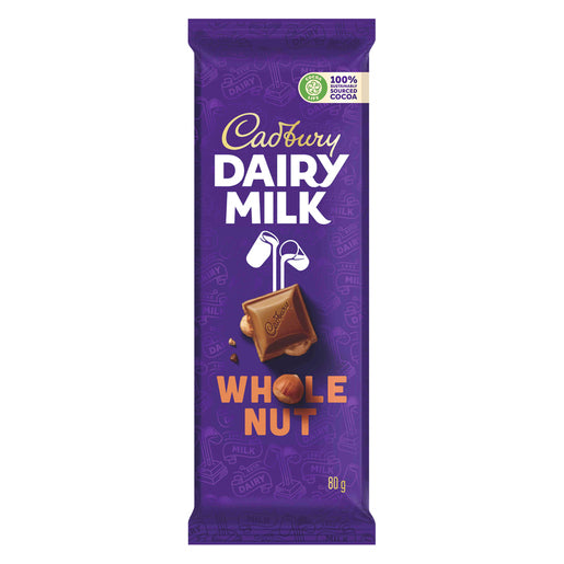 Cadbury Dairy Milk Wholenut 80G Slab