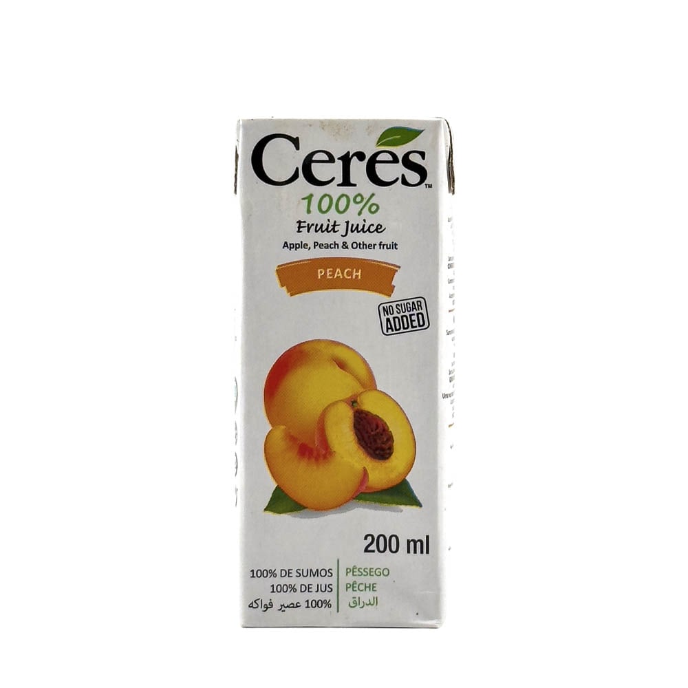 Ceres Peach 100% Juice Blend