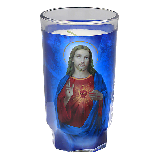 Veladora Mexico Candle, Sacred Heart Prayer