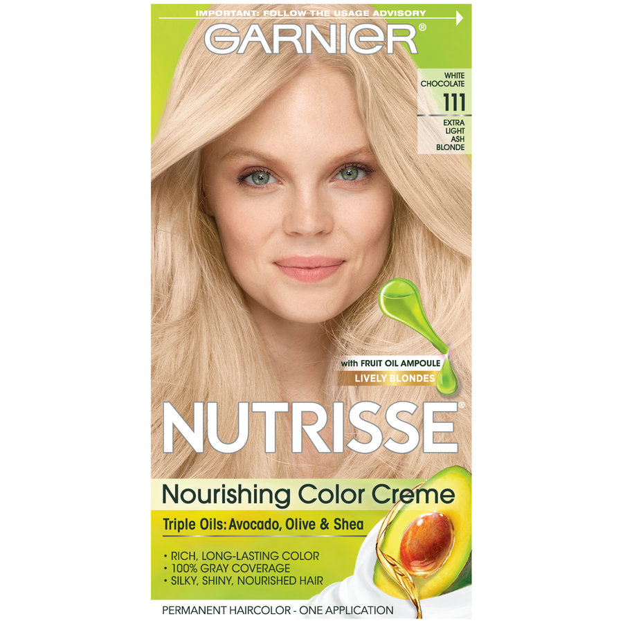 Nutrisse Nourishing Color Creme Permanent Haircolor, Extra Light Ash Blonde 111