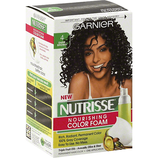 Nutrisse Garnier Nourishing Color Foam, 4 Dark Brown