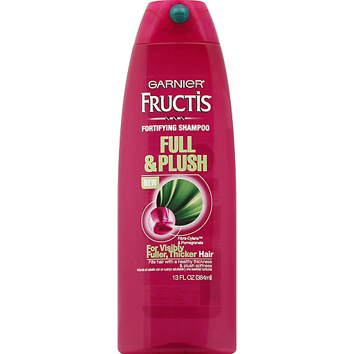 Fructis Garnier Full & Plush Shampoo 13 Fl. Oz. Bottle