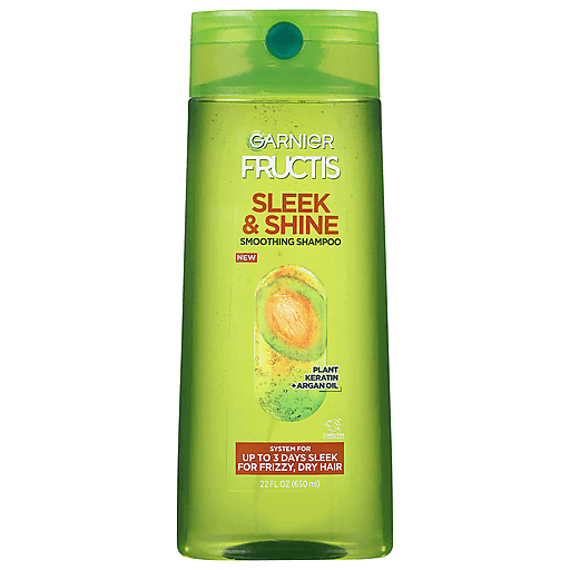 Fructis Garnier Sleek & Shine Shampoo For Frizzy, Dry, Unmanageable Hair - 22 Fl Oz