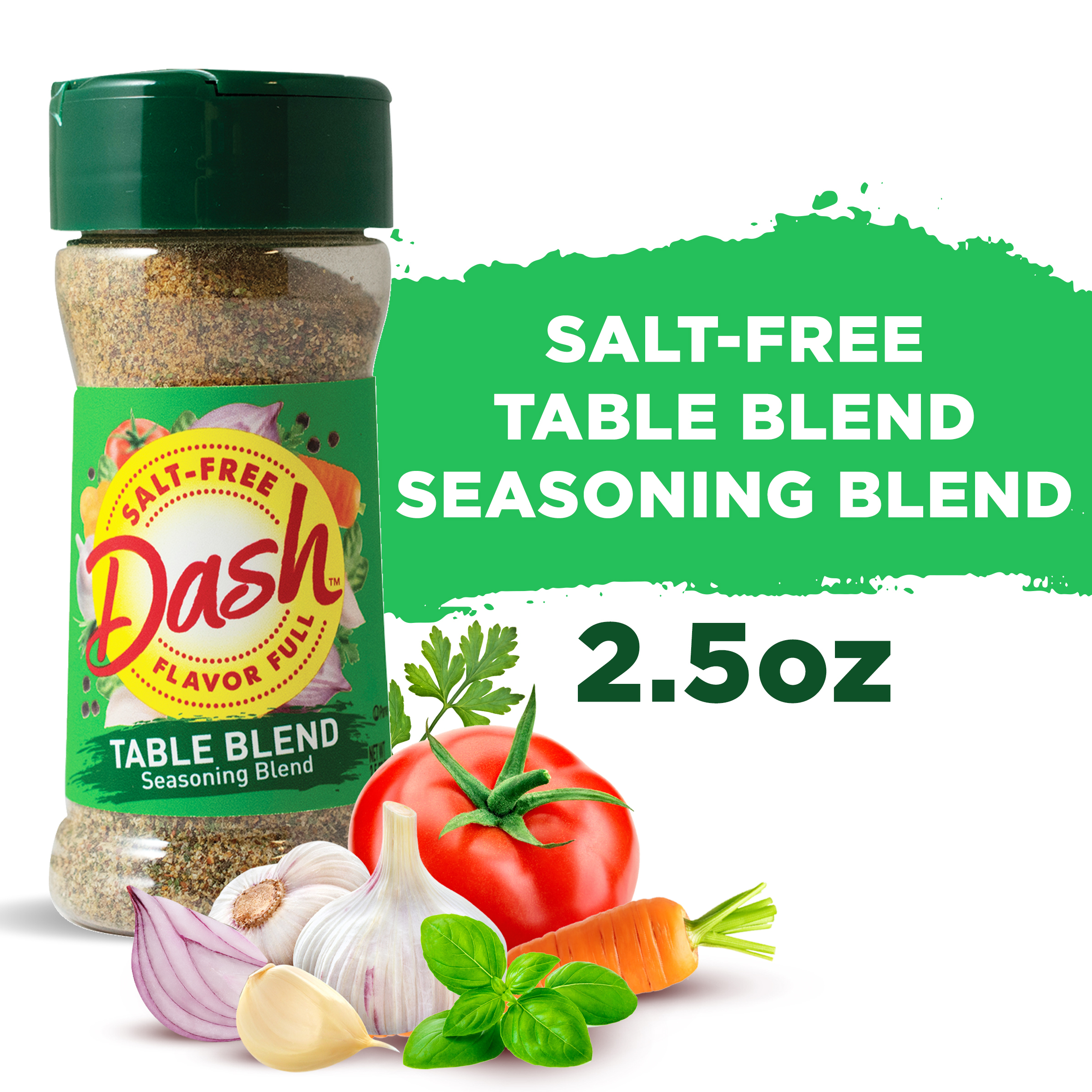 Dash Seasoning Blend, Salt Free, Table Blend 2.5 Oz