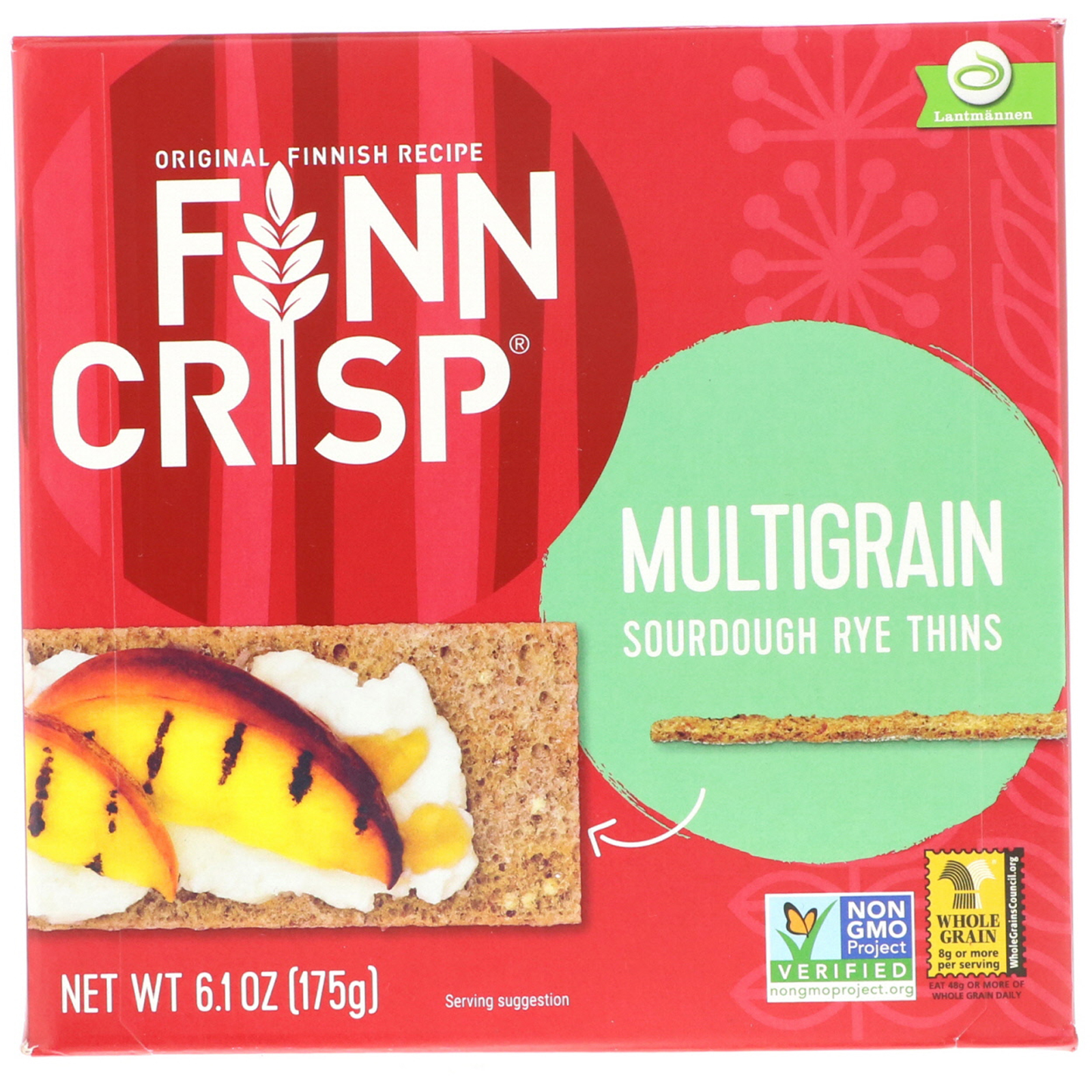 Finn Crisp Sourdough Rye Thins, Multigrain, Thin & Crispy 6.1 Oz