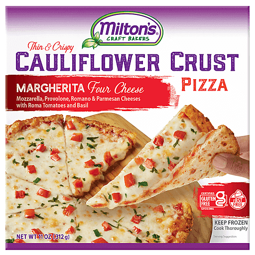 Milton's Craft Bakers Thin & Crispy Margherita Four Cheese Cauliflower Crust Pizza