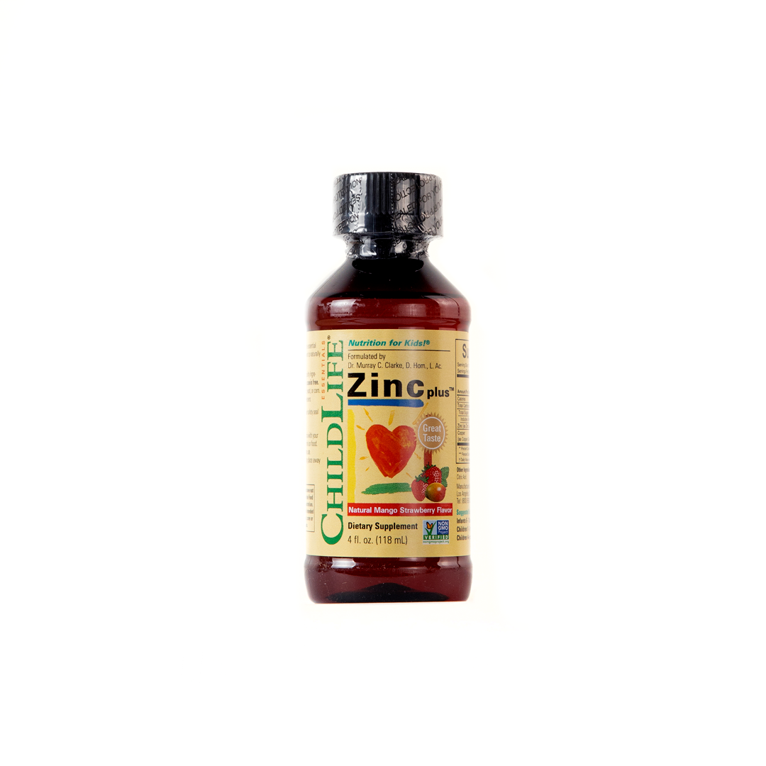 ChildLife Zinc Plus, Natural Mango Strawberry Flavor 4 Fl Oz
