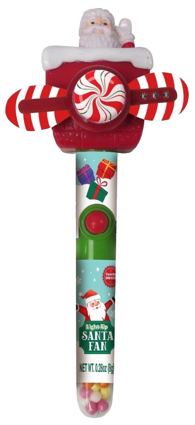 CandyRific Santa Light Up Fan
