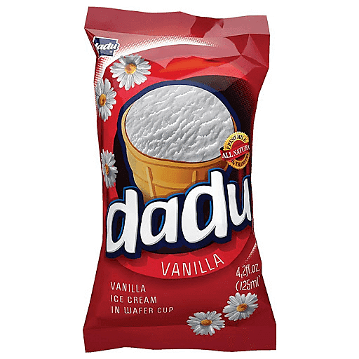Dadu Vanilla Ice Cream Cone