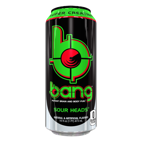 Bang Sour Heads Energy Drink - 16 Fl Oz Can