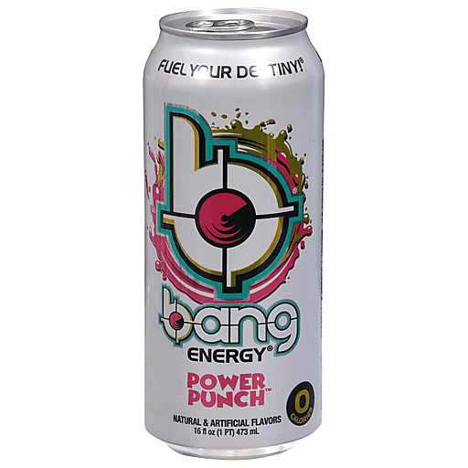 Bang Super Creatine Power Punch Energy Drink 16 Fl Oz