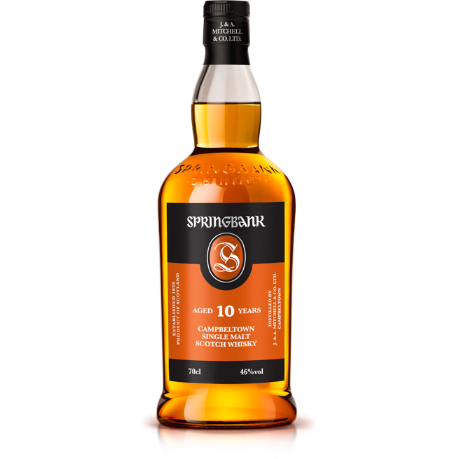 Springbank 10 Year Old Single Malt Scotch Whisky 750ml