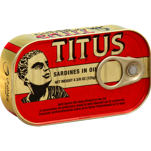Titus Sardines In Vegetable Oil 125g