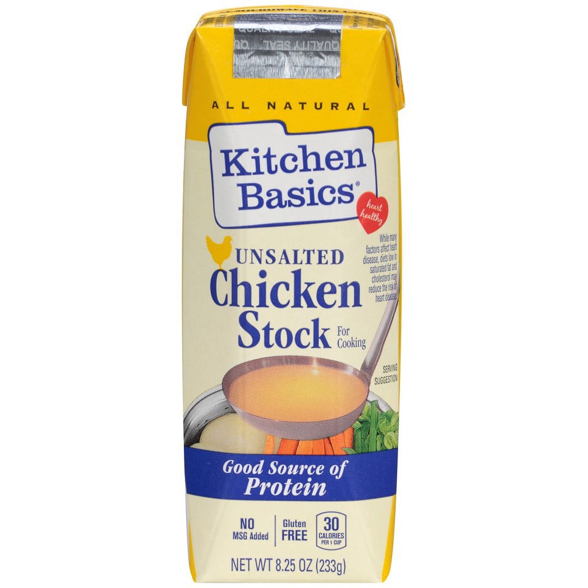 Kitchen Basics All Natural Unsalted Chicken Stock, 8.25 Fl Oz