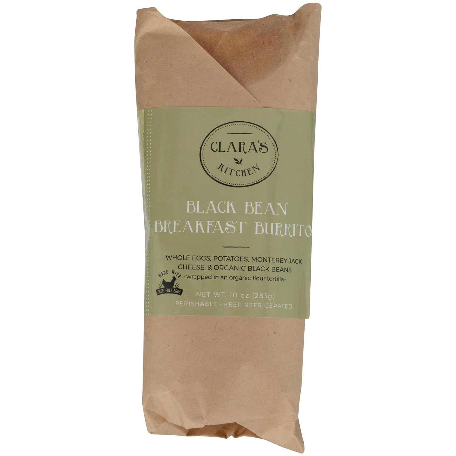 Clara's Kitchen Burrito Black Bean Breakfast, 10 Oz