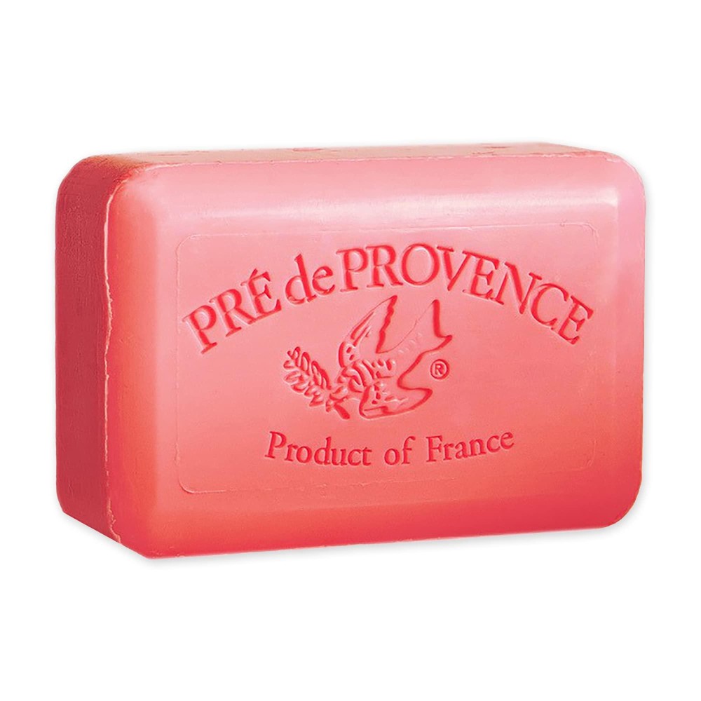 Pre de Provence Artisanal Soap Bar, Enriched With Organic Shea Butter, Natural French Skincare, Quad Milled For Rich Smooth Lather, Tiger Lily, 88 Ounce