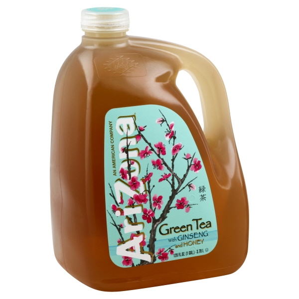 AriZona Green Tea With Ginseng And Honey - 128 Fl Oz Jug