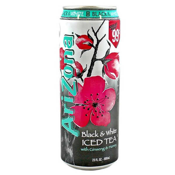AriZona Black/White Tea W/Ginseng & Honey