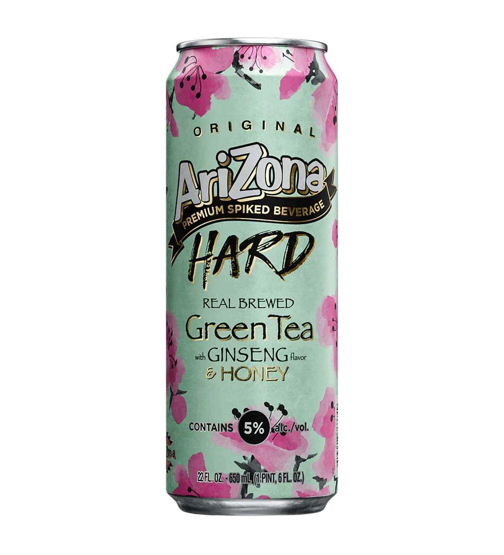 AriZona Hard Ginseng & Honey Green Tea 22oz Can
