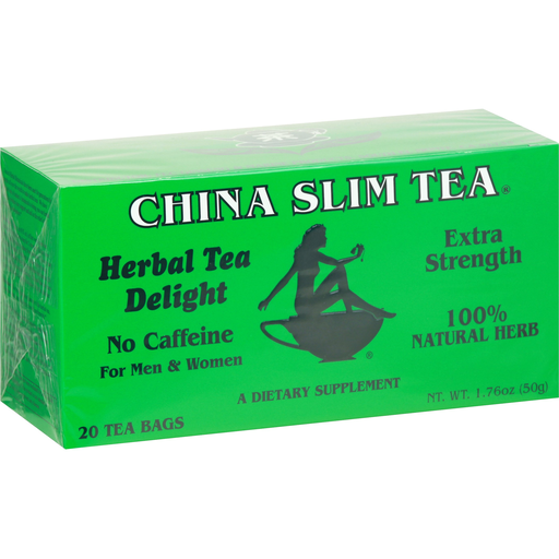 China Slim Tea Herbal Delight, Extra Strength, Bags