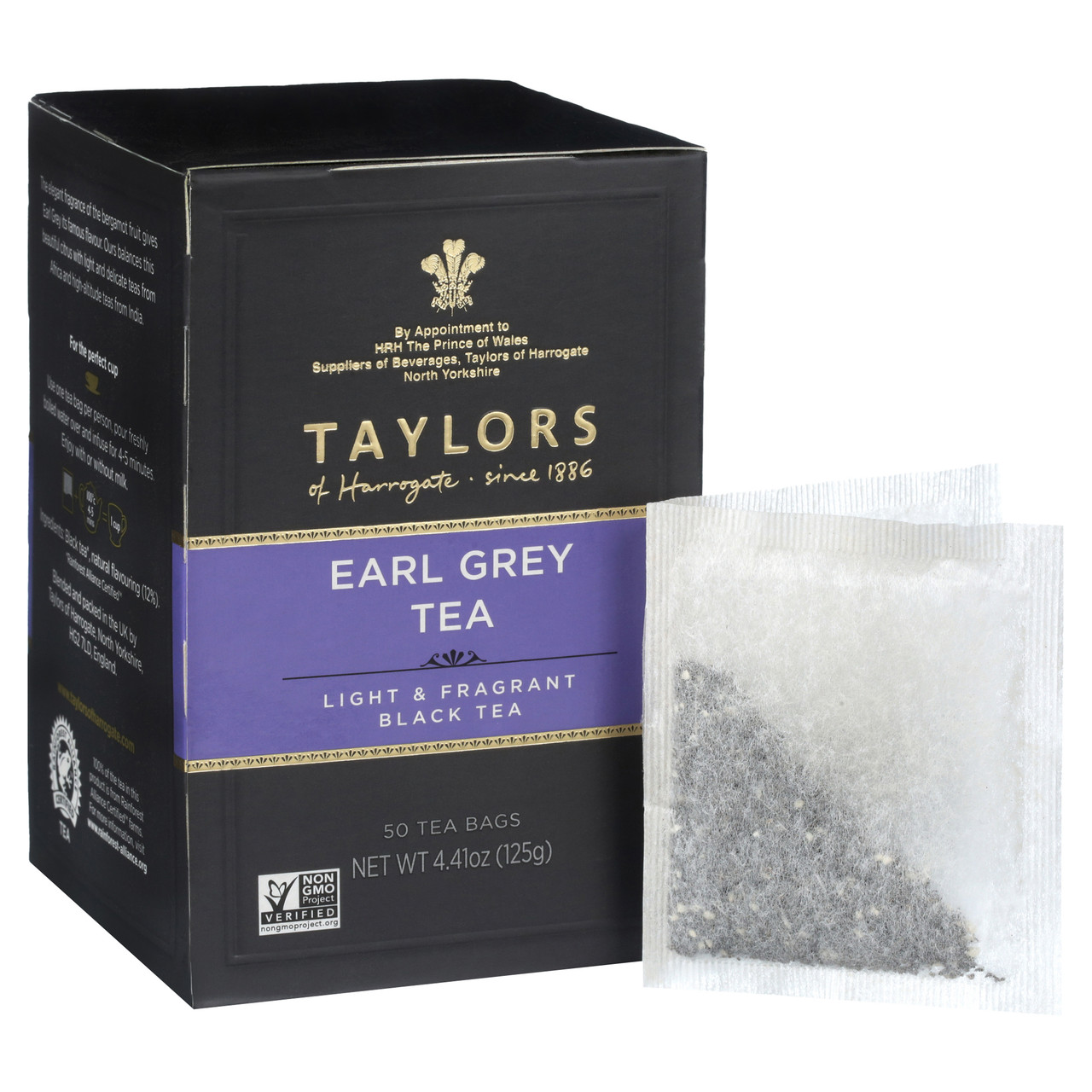 Taylors of Harrogate Black Tea, Earl Grey, Bags