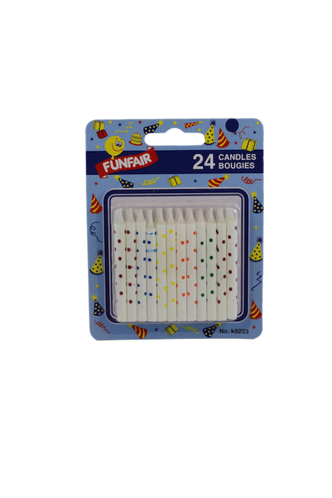 Funfair Candles Polka Dot