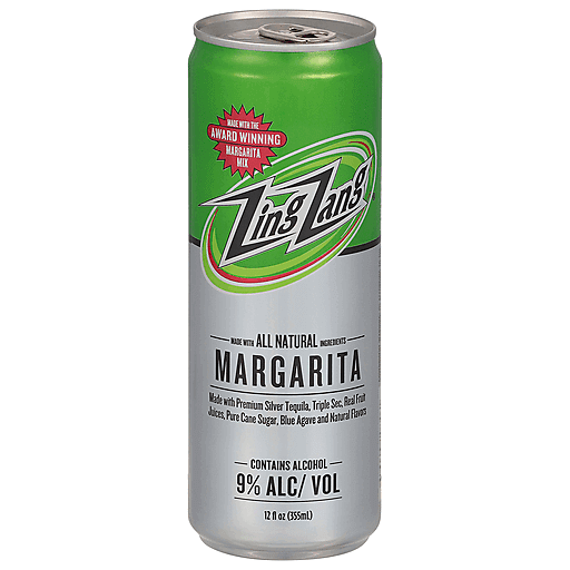 Zing Zang Tequila Margarita Ready-To-Drink 4-Pack 12oz Cans