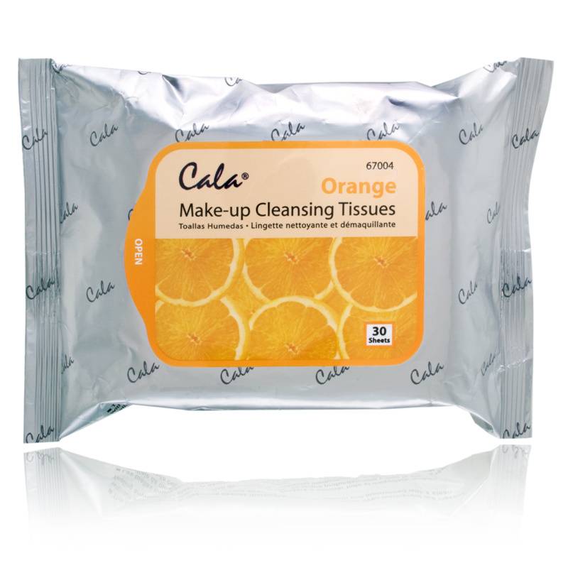 Cala Make-Up Cleansing Tissues Orange - 30 Sheets