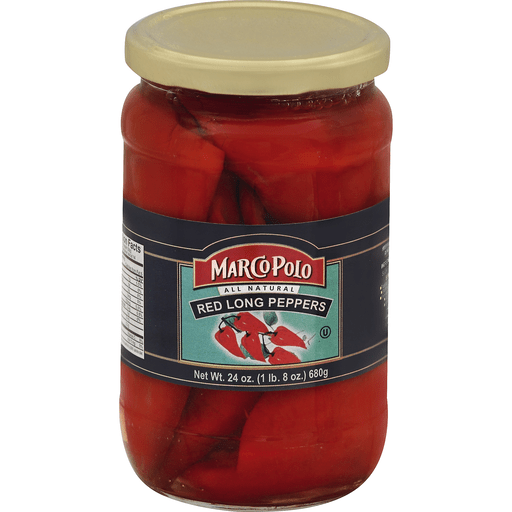 Marco Polo Red Long Peppers 24oz