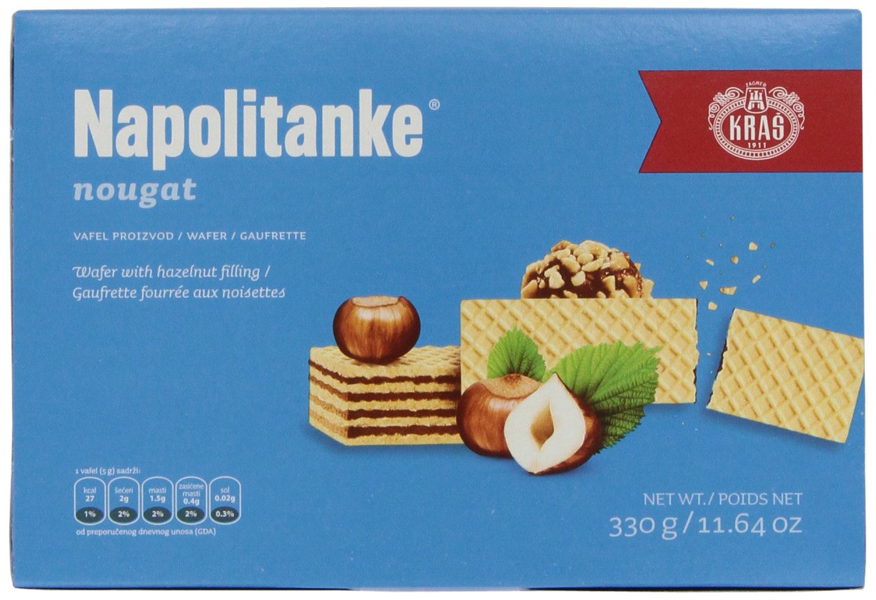 Kras Napolitanke Nougat Wafer With Hazelnut Filling 330 G