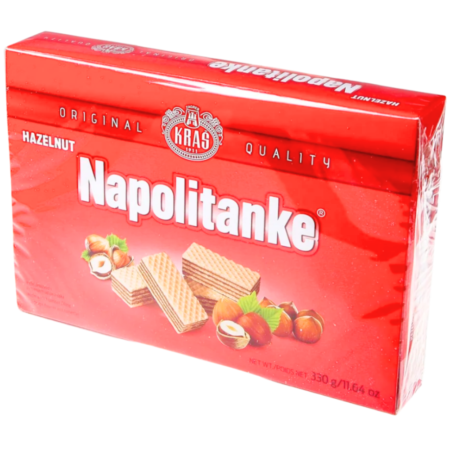 Kras Napolitanke Hazelnut Wafer 330 G
