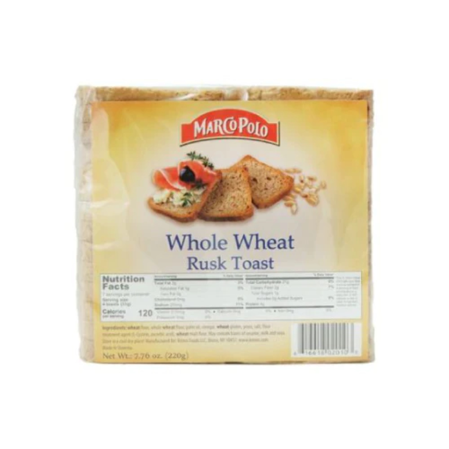 Marco Polo Golden Rusk Whole Wheat Toast