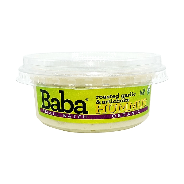 Organic Roasted Garlic And Artichoke Hummus, 8 Oz