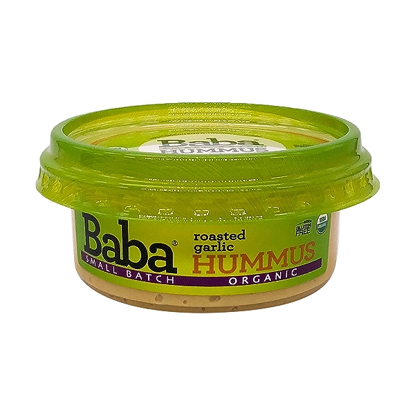 Organic Roasted Garlic Hummus, 8 Oz