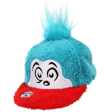 Dr. Seuss Thing 2 Cat In The Hat Costume Fuzzy Cap