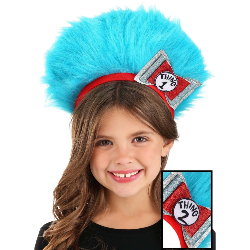 HalloweenCostumes.com Thing 1 & 2 Fuzzy Headband