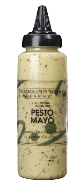 Terrapin Ridge Farms Squeeze, Pesto Aioli Garnishing Sauce - 9 Oz