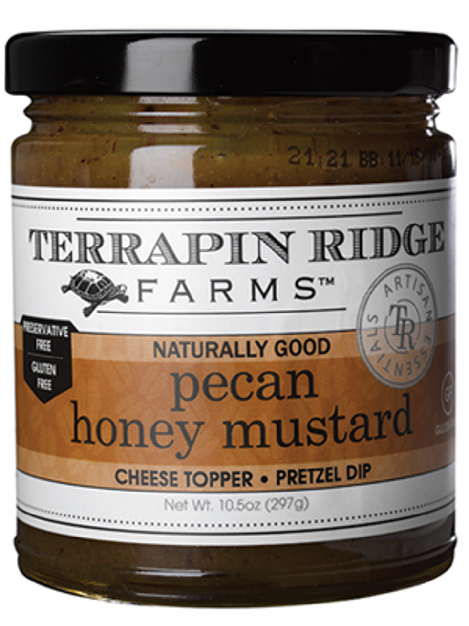 Terrapin Ridge Farms Pecan Honey Mustard, 10.5 Fluid Ounce