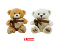 Peluche Osito 28cm Con Corazon Regalo 62654 (619470706123)