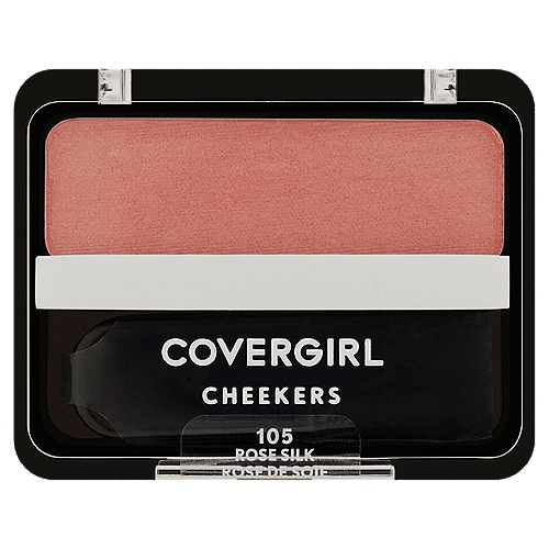 CoverGirl Cheekers Blush, Rose Silk 105 - 0.12 Oz