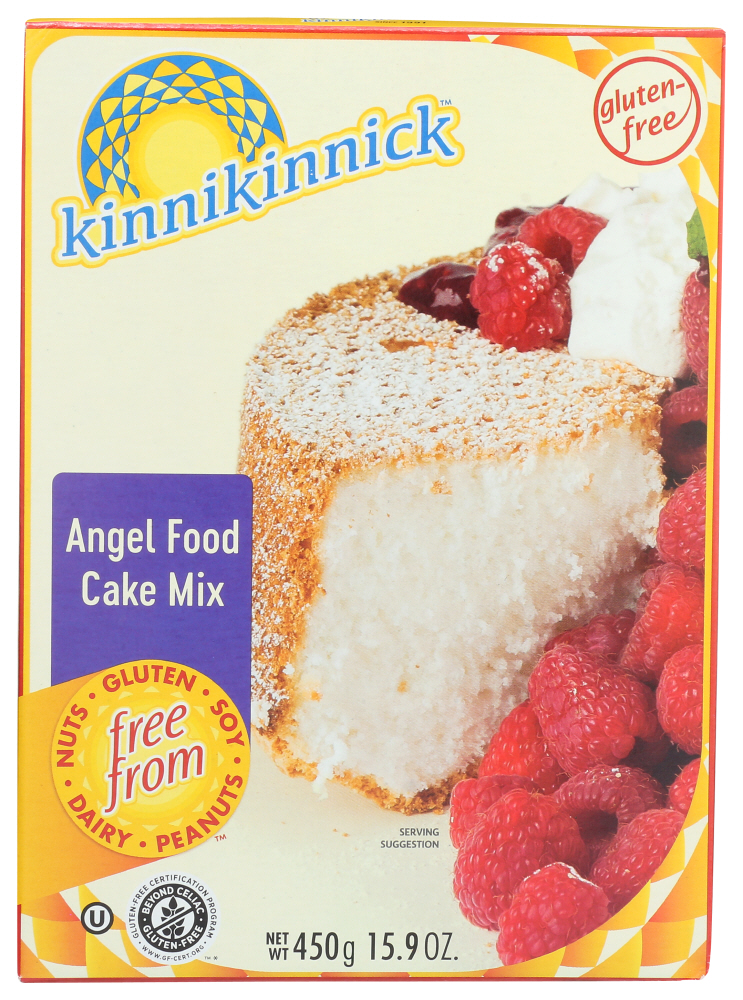 Kinnikinnick Foods Cake Mix Gluten Free Angel Food -- 16 Oz