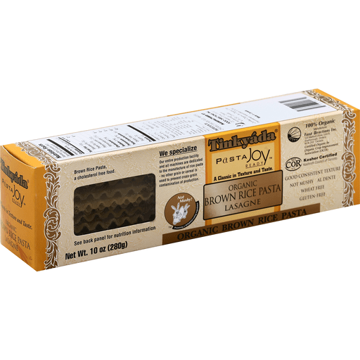 Tinkyada Tinkayáda Pasta Joy Organic Brown Rice Lasagne Pasta, 10 Oz